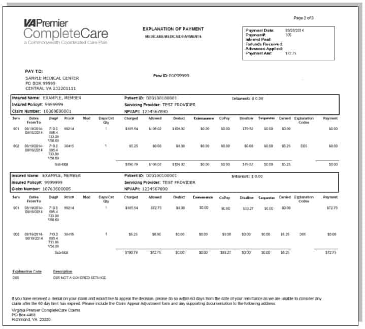 remittance template 8787