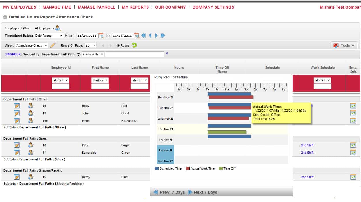 Attendance Tracking template 22563