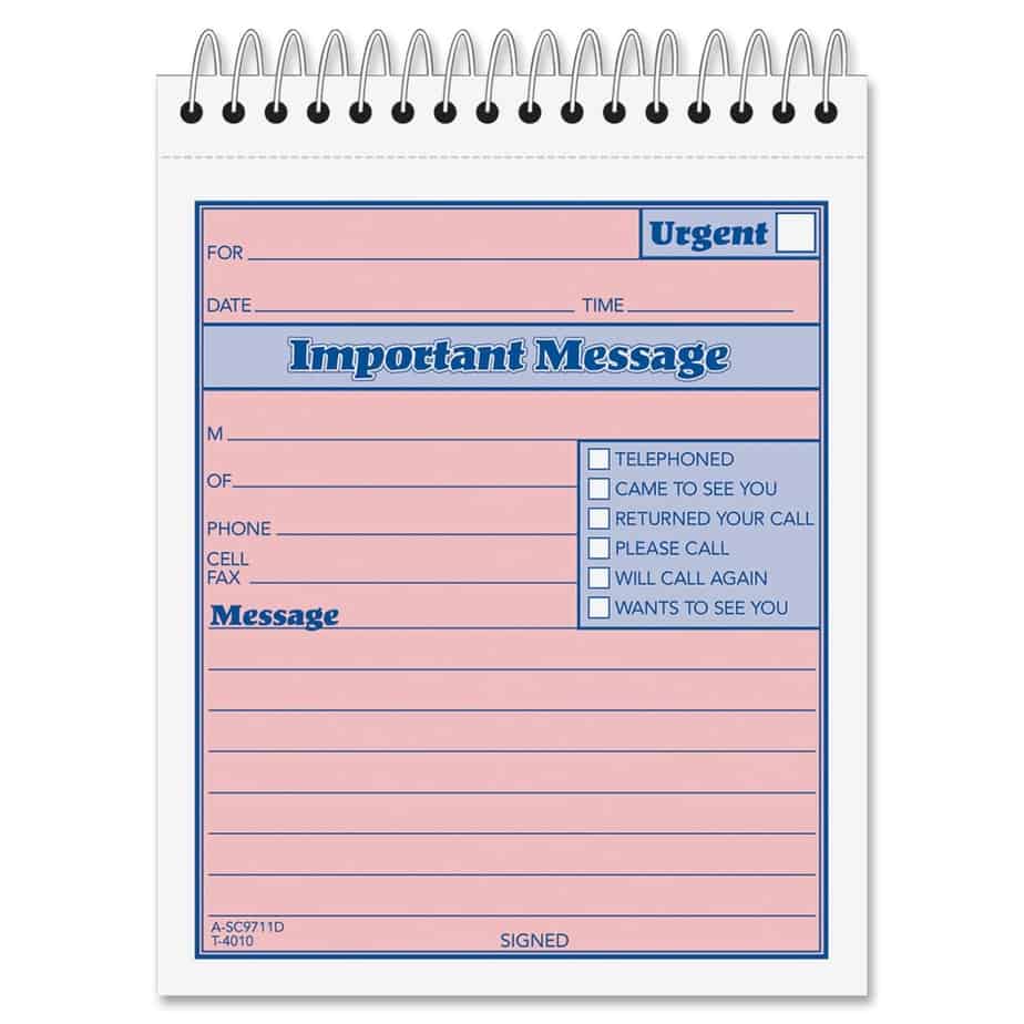 Phone Message Templates