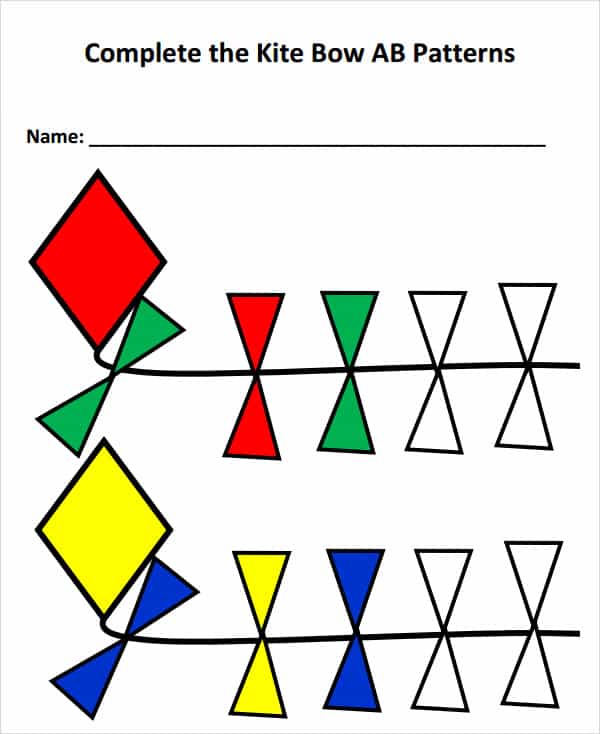 Template Of A Kite