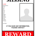 14+ Missing Person Poster Templates