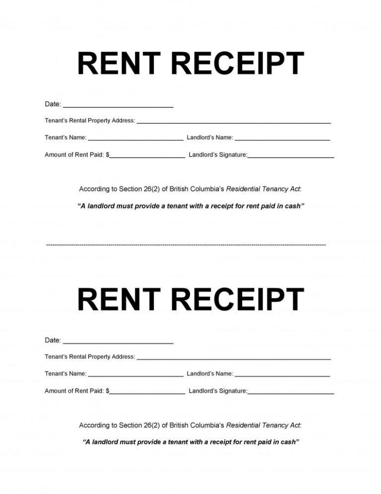 14-rent-receipt-templates-excel-pdf-formats