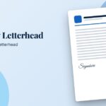 Company Letterhead Template for Word – Free Modern Business Letterhead