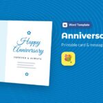 Anniversary Card Template for Word – Free Printable Card & Message Ideas