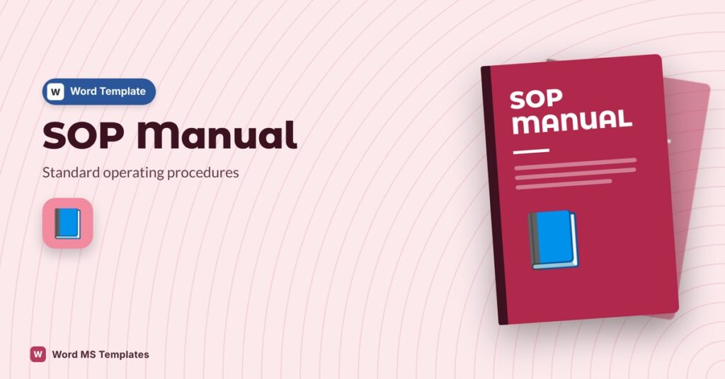 Standard Operating Procedure (SOP) Manual Template for Word – Free Download